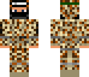 dragonarmy human recruit desertcamo orange