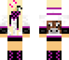 cow girl with bow
