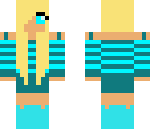 blue girl