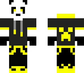 yellow panda hoodie
