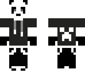 black white panda hoodie