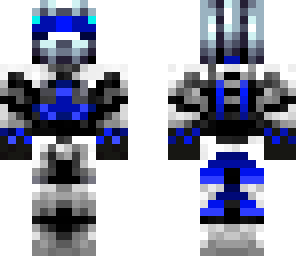 blue tech soilder