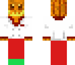 pumpkin with red pants