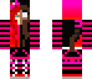 half herobrine girl