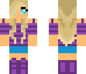purple girl