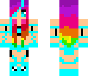 rainbow girl