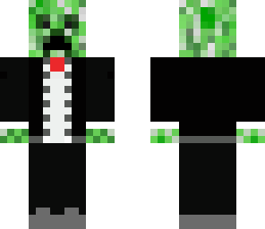 creeper in a tuxedo