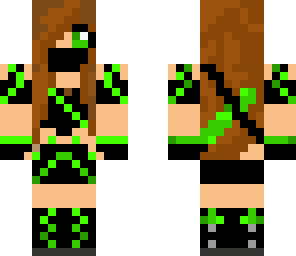 brunette ninja girl