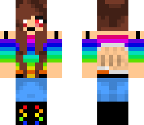 rainbow pewdiepie girl