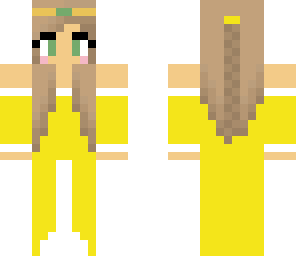 yellow dress