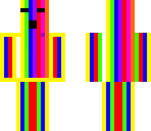 rainbow guy with violet sides
