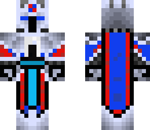 blue and red knight