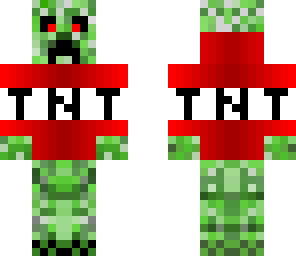 creeper in a tnt hoody