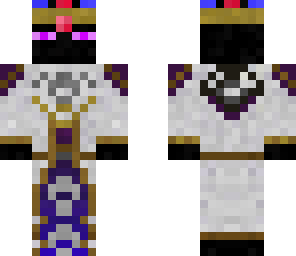 enderman emperor white suit