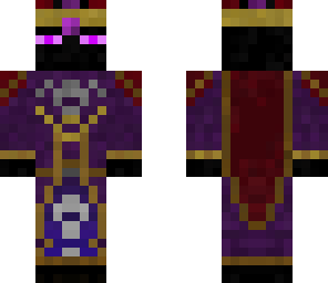 enderman emperor purple suit