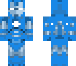 blue iron man