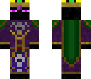 enderman emperor green cape