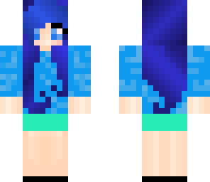 blue girl