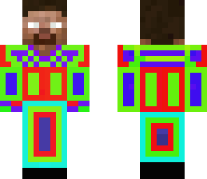 colorful herobrine