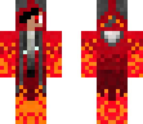 flaming guy