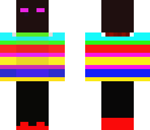 multi coloured enderman