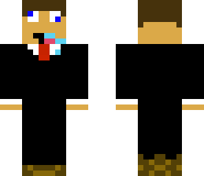 derped out tuxido man