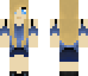 blue girl