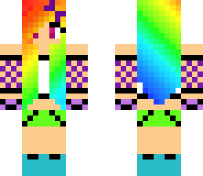rainbow dash human form
