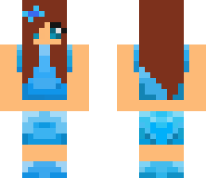 blue girl