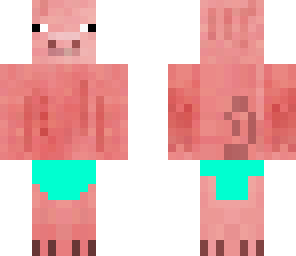 pig with loincloth