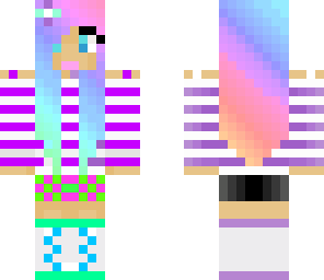 cute rainbow girl