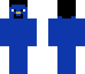 blue man