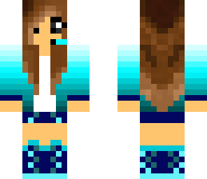 blue gamer girl