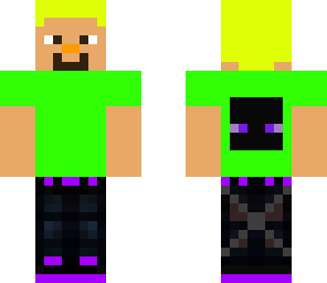 gary_jr_18 with an enderman shirt