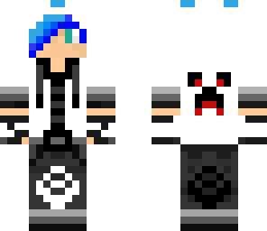 sonic guy and panda for the jacket