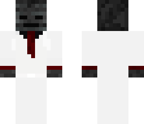 Wither Skeleton in a White Suit | Minecraft Skin