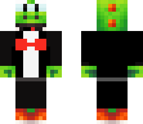 yoshi with a tux
