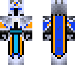 orange and blue knight
