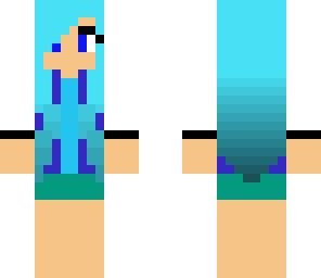 cyan girl