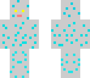 diamond ore with face