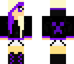 purple dj girl