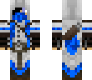 blue and silver assassin