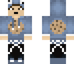 cookie monster guy with a headwear