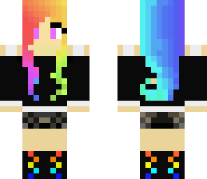 rainbow girl
