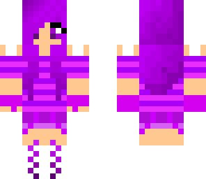 purple gamer girl