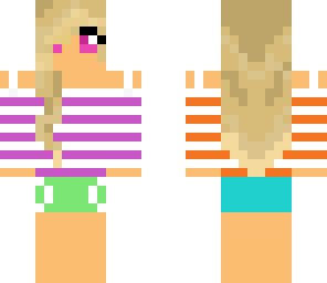 beach girl purple