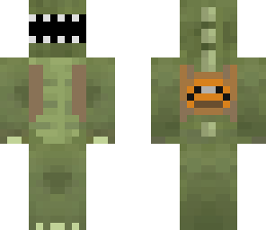 dino with backpack