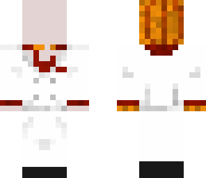 slender mask with white tuxedo