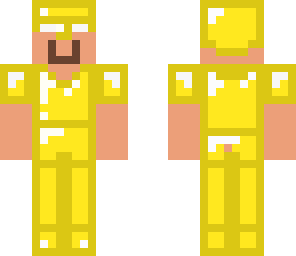 herobrine in gold armor