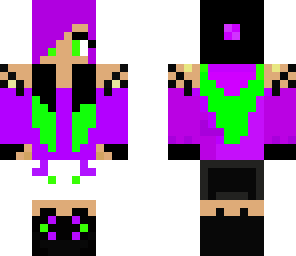 edited purple girl